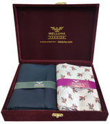 Mansfab Cotton Floral Print Shirt & Trouser Fabric (Unstitched)