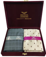 Mansfab Cotton Floral Print Shirt & Trouser Fabric (Unstitched)