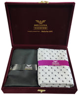 Mansfab Cotton Floral Print Shirt & Trouser Fabric (Unstitched)