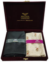 Mansfab Cotton Floral Print Shirt & Trouser Fabric (Unstitched)