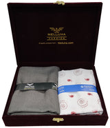 Mansfab Cotton Floral Print Shirt & Trouser Fabric (Unstitched)