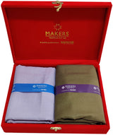 Raymond Cotton Self Design Shirt & Trouser Fabric (Unstitched)-2172