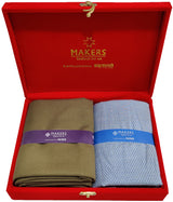 Raymond Cotton Self Design Shirt & Trouser Fabric (Unstitched)-2173