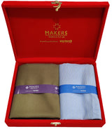 Raymond Cotton Self Design Shirt & Trouser Fabric (Unstitched)-2175