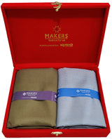 Raymond Cotton Self Design Shirt & Trouser Fabric (Unstitched)-2178