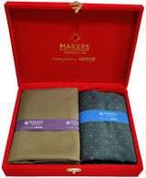 Raymond Cotton Self Design Shirt & Trouser Fabric (Unstitched)-2180