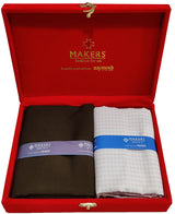 Raymond Cotton Self Design Shirt & Trouser Fabric (Unstitched)-2182