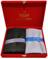 Raymond Cotton Self Design Shirt & Trouser Fabric (Unstitched)-2205