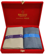 Raymond Cotton Self Design Shirt & Trouser Fabric (Unstitched)-2210