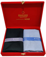 Raymond Cotton Self Design Shirt & Trouser Fabric (Unstitched)-2216