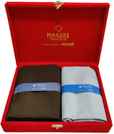 Raymond Cotton Self Design Shirt & Trouser Fabric (Unstitched)-2220