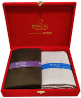 Raymond Cotton Self Design Shirt & Trouser Fabric (Unstitched)-2222