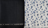 Raymond Poly Viscose flowery Printed Shirt & Trouser Fabric (Unstitched)