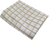 Mansfab Cotton Blend Checkered Shirt Fabric