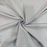 Mansfab Cotton Blend Checkered Shirt Fabric