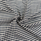 Mansfab Cotton Blend Checkered Shirt Fabric