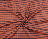 Mansfab Cotton Blend Checkered Shirt Fabric