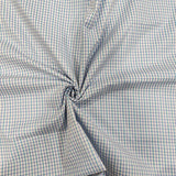 Mansfab Cotton Blend Checkered Shirt Fabric