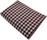 Mansfab Cotton Blend Checkered Shirt Fabric