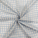 Mansfab Cotton Blend Checkered Shirt Fabric