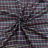 Mansfab Cotton Blend Checkered Shirt Fabric