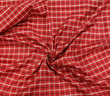 Mansfab Cotton Blend Checkered Shirt Fabric
