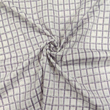 Mansfab Cotton Blend Checkered Shirt Fabric