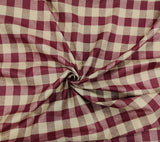 Mansfab Cotton Blend Checkered Shirt Fabric
