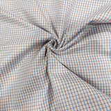 Mansfab Cotton Blend Checkered Shirt Fabric