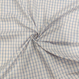 Mansfab Cotton Blend Checkered Shirt Fabric