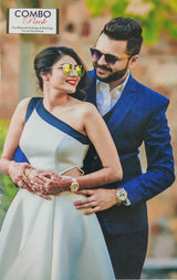 Mansfab Cotton Blend Self Design Shirt & Trouser Fabric