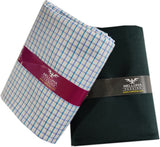 Mansfab Cotton Blend Self Design Shirt & Trouser Fabric
