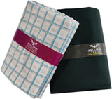 Mansfab Cotton Blend Self Design Shirt & Trouser Fabric