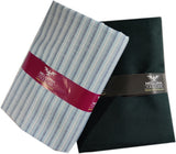 Mansfab Cotton Blend Self Design Shirt & Trouser Fabric