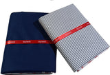 Raymond Cotton Blend Striped Shirt & Trouser Fabric