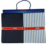 MAYUR Cotton Blend Self Design Shirt & Trouser Fabric