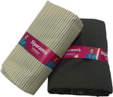 Siyaram"s Cotton Blend Striped Shirt & Trouser Fabric