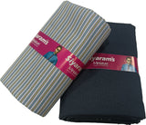 Siyaram"s Cotton Blend Striped Shirt & Trouser Fabric