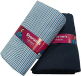 Siyaram"s Cotton Blend Striped Shirt & Trouser Fabric