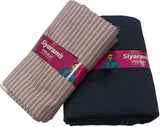 Siyaram"s Cotton Blend Striped Shirt & Trouser Fabric