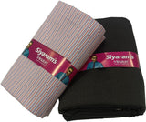 Siyaram"s Cotton Blend Striped Shirt & Trouser Fabric
