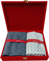 Arvind Cotton Blend Printed Shirt & Trouser Fabric