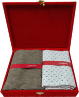 Arvind Cotton Blend Printed Shirt & Trouser Fabric