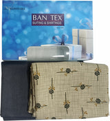 Mansfab Cotton Blend Printed Shirt & Trouser Fabric