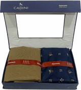 Siyaram"s Cotton Blend Printed Shirt & Trouser Fabric