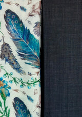 Mansfab Cotton Blend Printed Shirt & Trouser Fabric