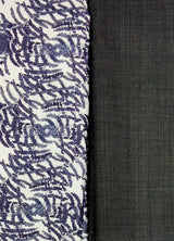 Mansfab Cotton Blend Checkered, Printed Shirt & Trouser Fabric