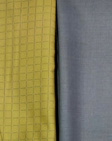 Mansfab Cotton Blend Self Design Shirt & Trouser Fabric