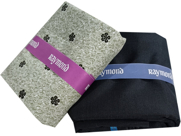 Raymond Unstitched Polycotton Shirt & Trouser Fabric Printed