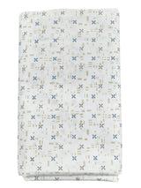 Raymond Men's White Printed PC Cotton Full Sleeve Shirt